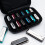 10 Holes Harmonica Case, Zippered Pouch for Harmonicas Storage Case Can Hold 12 3