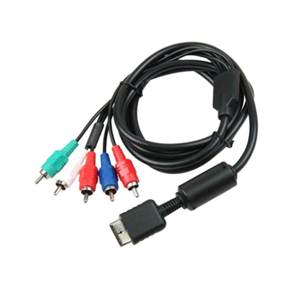 Ypbpr For Ps2/Ps3/Ps3 Slim Hdtv-Ready Tv Hd Component Av Cable 5-Wire 6Ft Black 4851004452311