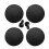 4pcs Replacement Button for RING Doorbell Pro Fix Your Broken Cracked Accessories 2