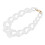 Grote plastic ketting, mode-sieraden, matwit 2