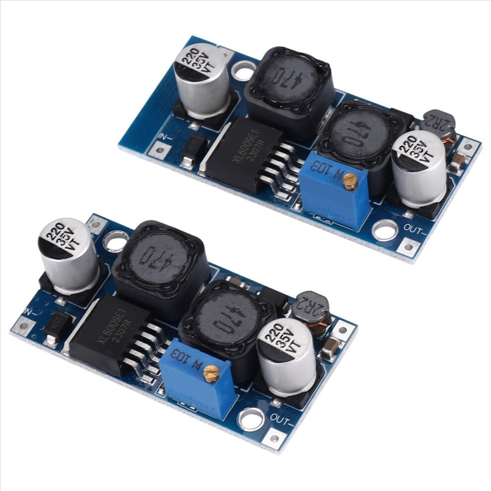 2Pcs Adjustable Dc-Dc Buck Boost Converter Automatic Wide Voltage Regulator Xl6009 Module 4851004453493