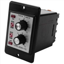 Interruttore temporizzatore con manopola di controllo del relè timer doppio On/Off ATDV-YC 6S-60M Scheda AC 110/220V Accesso elettrico (AC110/220V)