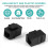 25 Pcs Rj45 Coupler Cat6 Keystone Jacks Inline Female to Insert 6