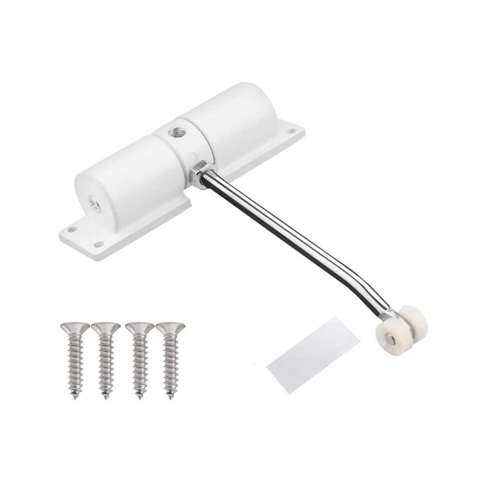 Automatic Door Closer, Zinc Alloy Safety Spring Closer Adjustable 30 Kg Closing Hinge 4852887716132