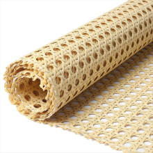 Rattan Webbing Roll, 17.5x40 Inch Woven Open Mesh PE Cane for DIY Home Decor Projects, Synthetic
