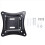 Suporte de parede universal para monitores LCD/LED de 14 a 27 polegadas com altura ajustável e retrátil, compatível com VESA TV-C12 1