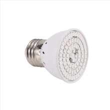 Lâmpada de cultivo de plantas E27 com 80 LEDs, espectro completo, ideal para o crescimento de mudas e flores em cultivo hidropônico interno.