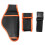Ensemble de 3 outils orange et noir : ciseaux de jardin électriques portables 1