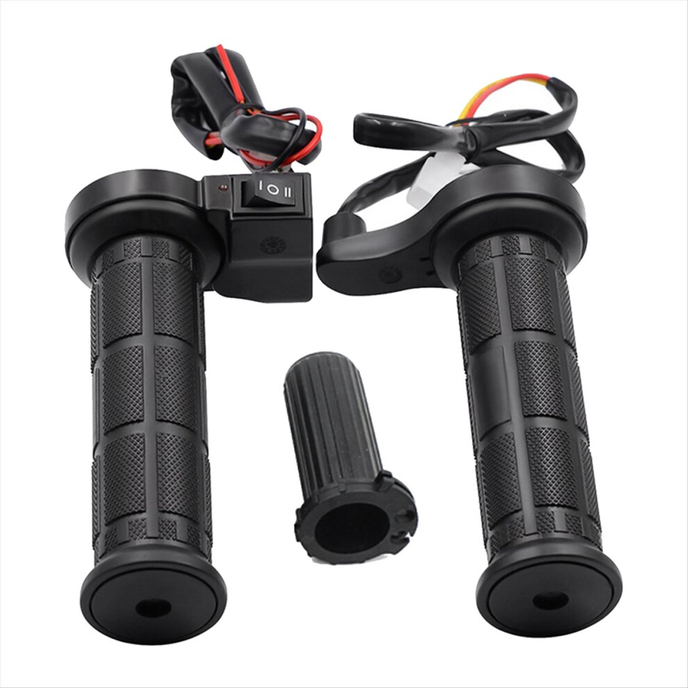 Motorcycle Handle Heated Grips Electric Thermostat Handlebar Grip 3-Speed Adjustable 12V For Scooter E-Bike 4852887728630
