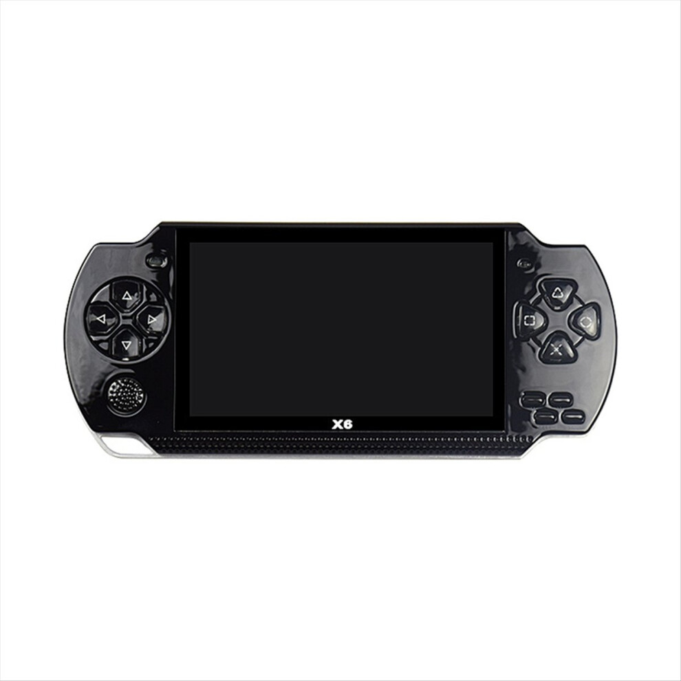 X6 Handheld Game Console 4.3 Inch Screen Mp4 Player Mp5 8Gb Support For Psp Camera Video E-Book Black 4852887717900