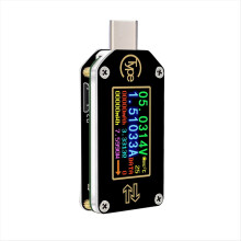 Multímetro e voltímetro USB TC66C com gatilho PD, tensão, corrente e disparo bidirecional, com Bluetooth.