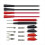 Multimeter Test Leads Kit Replacement Wire Set Alligator Clips Banana Plugs Probes for 1