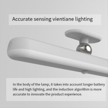 Luci per specchio da trucco a LED senza fili, barra luminosa ricaricabile per il trucco per il bagno con 3 temperature di colore,
