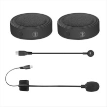 BT17 Motorhelm Headset Bluetooth 5.0 Draadloze Handsfree Stereo Muziekspeler Moto Ruisonderdrukking Oortelefoon
