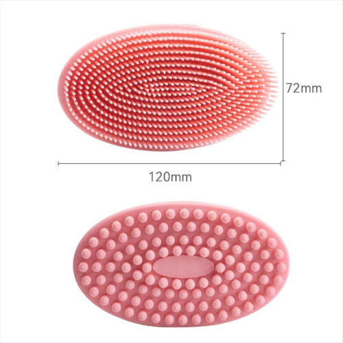 Cepillo exfoliante corporal de silicona (paquete de 3) 1
