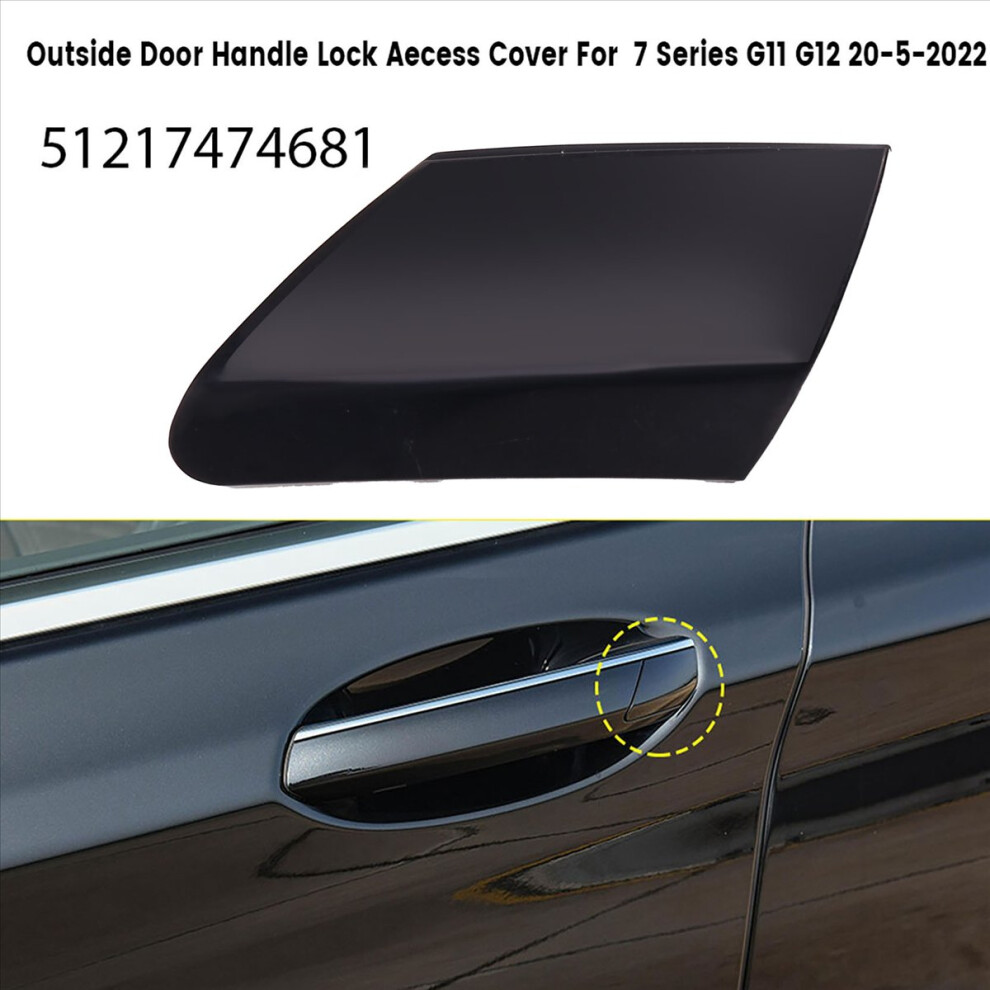 51217474681 Outside Door Handle Lock Access Cover Exterior Key For Bmw 7 Series G11 G12 2015-2022 4852887725103