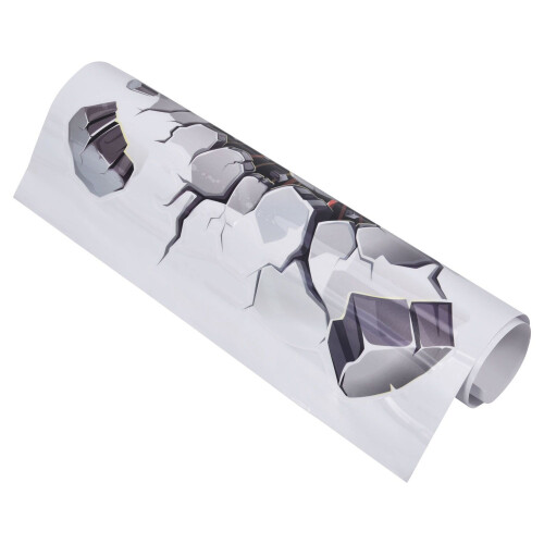 Αυτοκόλλητο τοίχου 3D ποδοσφαίρου PVC Art Soccer Crack Decal Αγορίστικη διακόσμηση δωματίου 1
