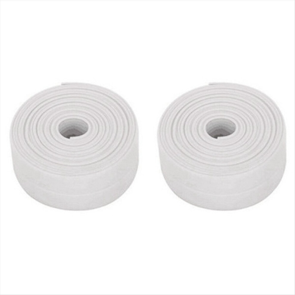 Waterproof Sealing Tape Anti-Mildew Bathroom Kitchen Door Strip Shower Sink Bath Sealer 3.2m X 2.2cm White