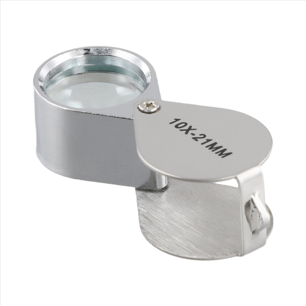 Jewellers Jewelry Loupe Magnifier Eye Magnifying Glass 10x 21mm