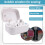 Automatic Bobbin Winder with Auto Stopper, Large Spool Thread Holder for Sewing Machine Winding Use 7