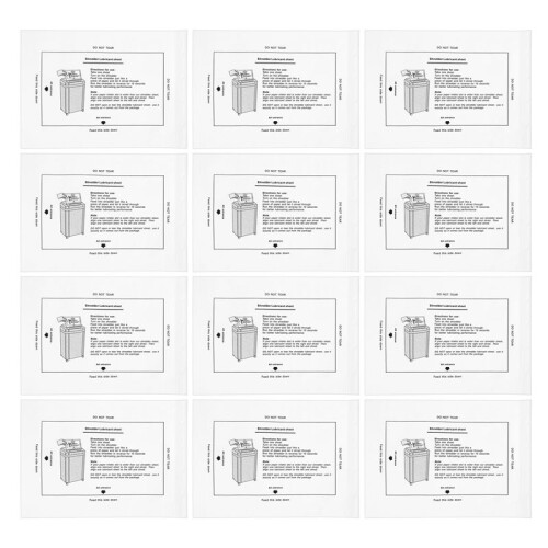 12 feuilles lubrifiantes pour destructeur de documents, type portable. 2