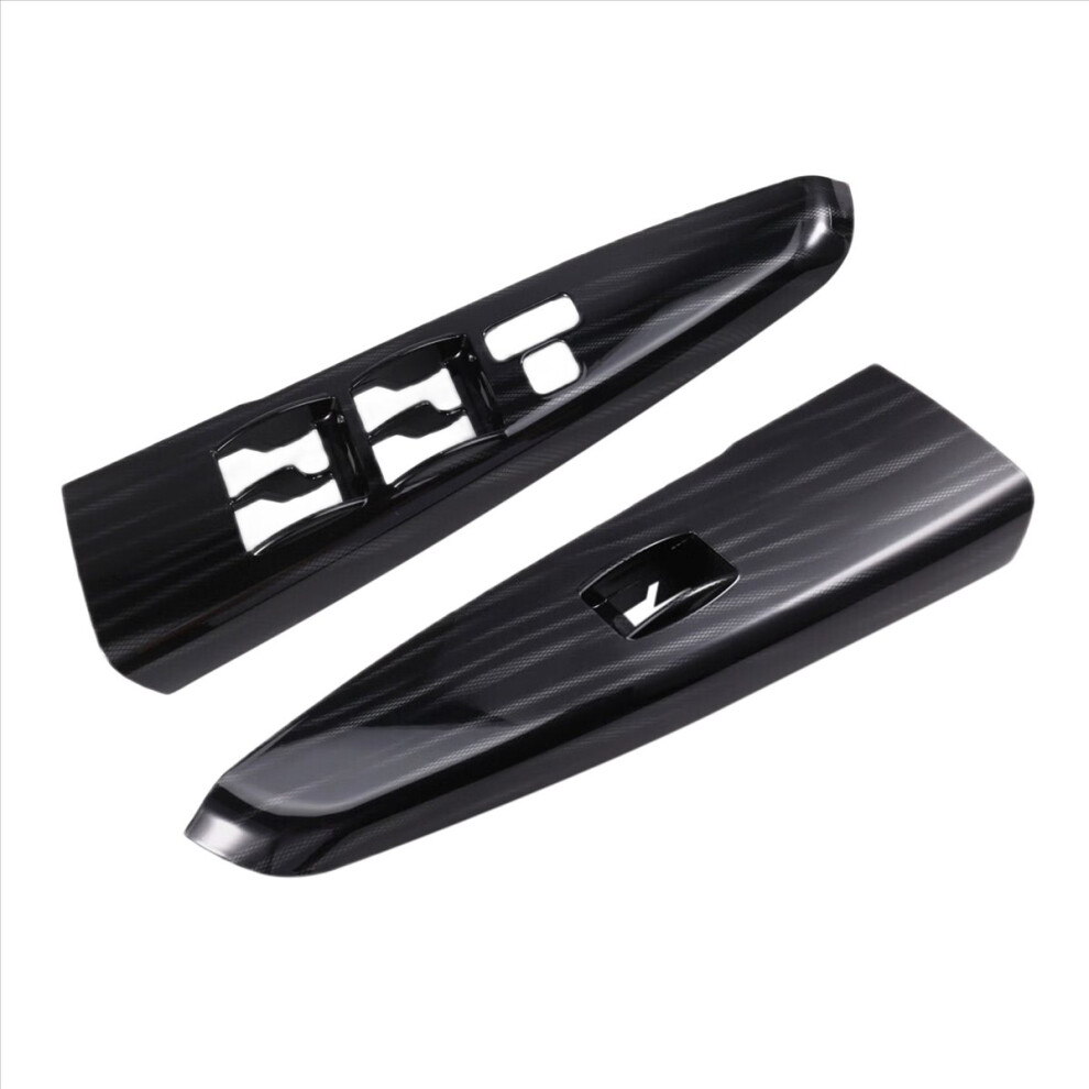 1Pair Front Door Window Switch Bezel Trim For Toyota Hilux 05-14 74232-0K020-B0 74231-0K020-B0 Armrest Upper Panel A 4852887750785