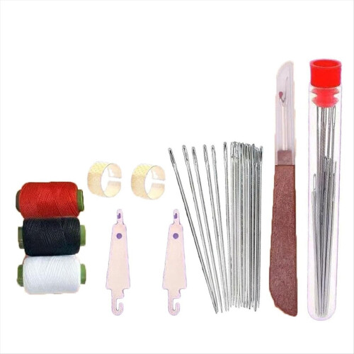 37PCS Sewing Tool Set, Needle Thread Hand Repair Tools, Multi-Purpose and Kit, Portable Working Kit
