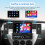 Som automotivo Single Din com CarPlay, Android Auto, tela sensível ao toque giratória de 7 polegadas, rádio Bluetooth, FM e espelhamento de tela. 2