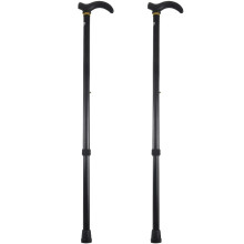 2X Aluminium Alloy Ultralight Walking Stick Adjustable Cane For Elderly