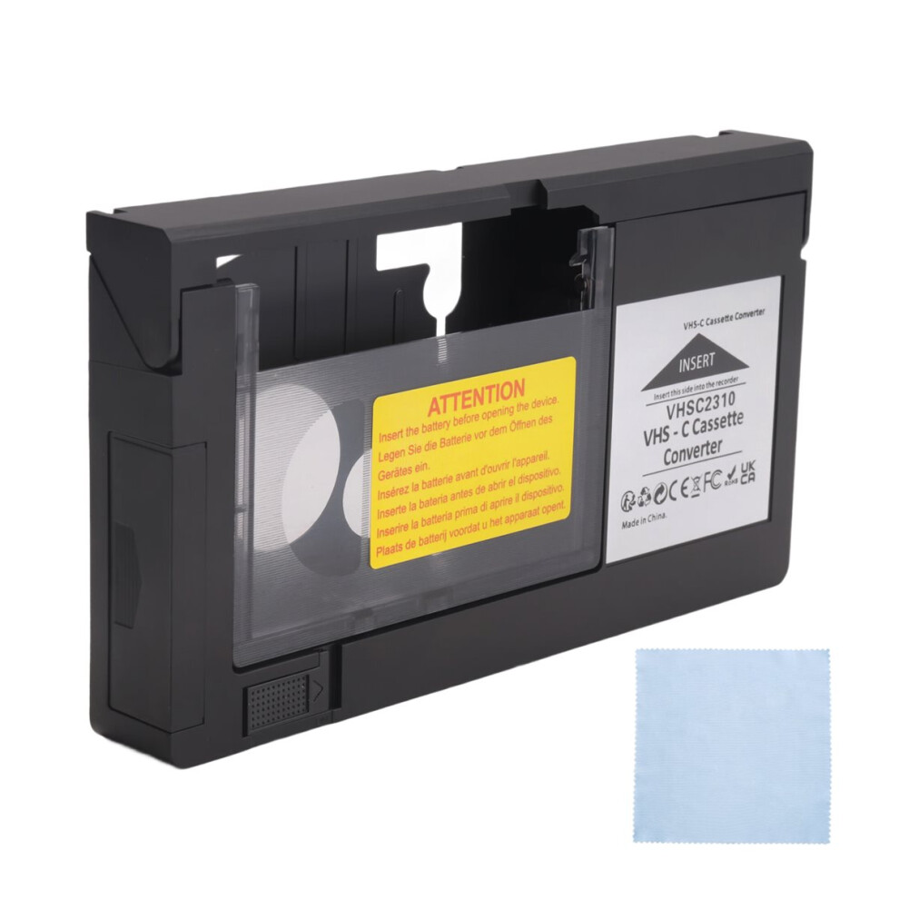 Vhs-C Cassette Converter For Jvc Rca Panasonic Vhs To Vhsc Svhs-C Adapter Not 8Mm/Minidv/Hi8 4852887763549