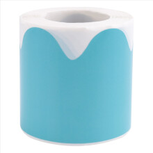 Adhesivo decorativo con borde festoneado azul (15 m) para decorar tablones de anuncios, paredes, escritorios, ventanas, puertas, escuelas y oficinas.