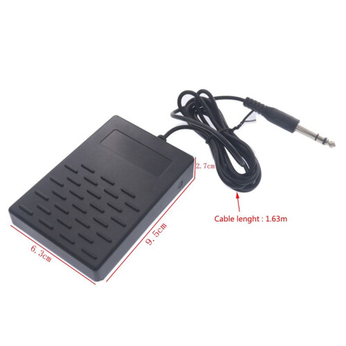 3.5Mm Interface Compact Sustain Pedal Universal Single for Piano Electronic Keyboard Elctronic Foldable Drum Part 1