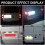 Kit com 2 luzes de LED para placa de matrícula Ford Transit MK6 MK7 1985-2013 e Connect 2002-2013 (código 4388111). 3