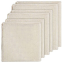 6 Pack Cheeseclothes, Unbleached Pure Cotton Muslin Clothes Soft Square Cheese for Cooking, Straining, Baking
