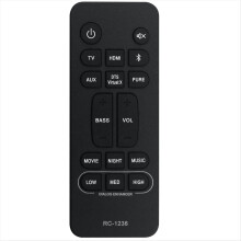 Vervang RC-1236 afstandsbediening voor Denon Home Theater Soundbar-systeem RC1236 DHT-S216 DHTS216 DHT-S216H DHTS216H