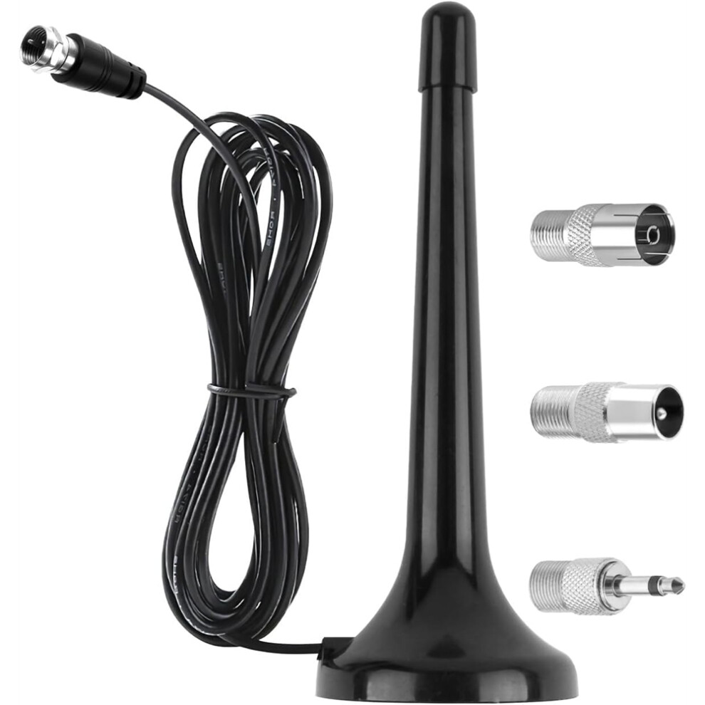 Fm Dab Radio Antenna For Stereo System And Av Receiver - Universal Indoor With Extension Cable 4852887792709