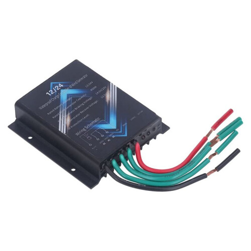 Wind Turbine Charge Controller, 400W 12V 24V Mini Generator Controller IP67 Waterproof 2