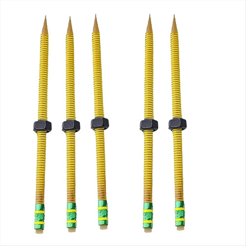 Gewindestift, Fidget-Stift mit verschiebbarer Mutter, 5er-Packung