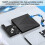 Masterizzatore CD esterno portatile, registratore DVD USB 3.0 +/-RW 3