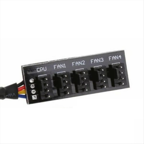2 τεμάχια 5-θυρο PC 4-ακίδων PC PWM CPU ανεμιστήρα ψύξης προσαρμογέα διανομέα 1