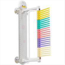 Comprobador de salto vertical para niños, entrenador de pared con dibujos de patos, herramienta de medición reiniciable.