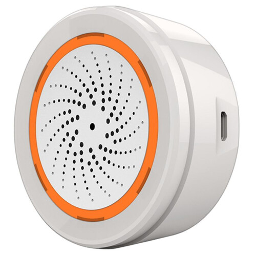 Sensor de som e luz ZigBee NEO 90DB com alarme de sirene integrado Tuya Smart Life 1