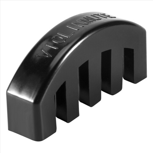 Rubber Mute silencer 4/4 Violin Fiddle slight Practice Black 2