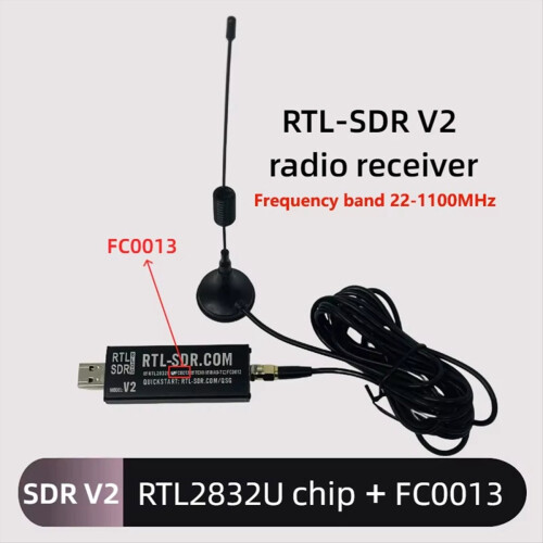 Νέος δέκτης ραδιοφώνου SDR για RTL2832U για δέκτη τσιπ RTL-SDR 1