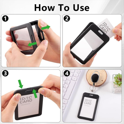 3 Pack ID Badge Holder 1