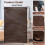 Headrest Cover for Recliner Chair Recliner Headrest Protector Brown 4