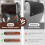 Headrest Cover for Recliner Chair Recliner Headrest Protector Brown 2