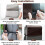 Headrest Cover for Recliner Chair Recliner Headrest Protector Brown 5