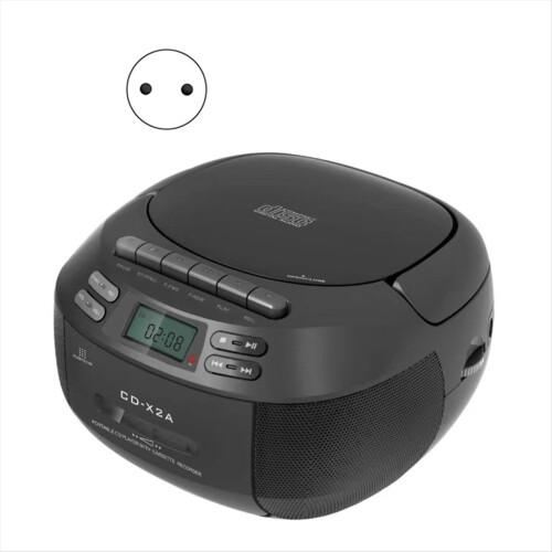 Multifunctional Portable CD Player FM AM Tape EU PLUG 2