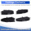 4pcs/Set A/C Vent Outlet Blade Shutter Kit for 7